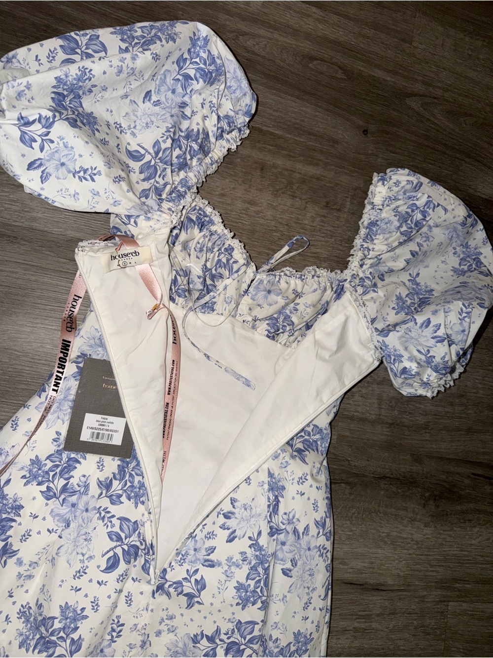 House of CB felizia floral puff sleeve maxi dress - Picture 12 of 14